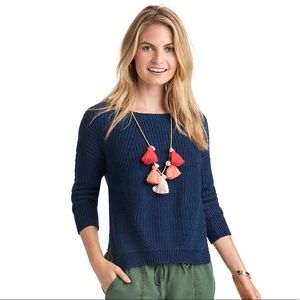 Vineyard Vines - Indigo Bonfire Pullover Sweater